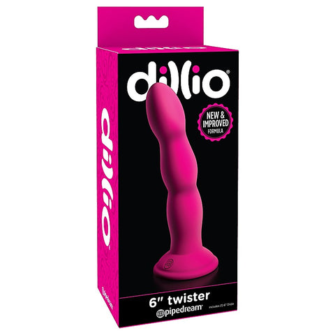 Dillio Twister 6 Inch Realistic Silicone Dildo