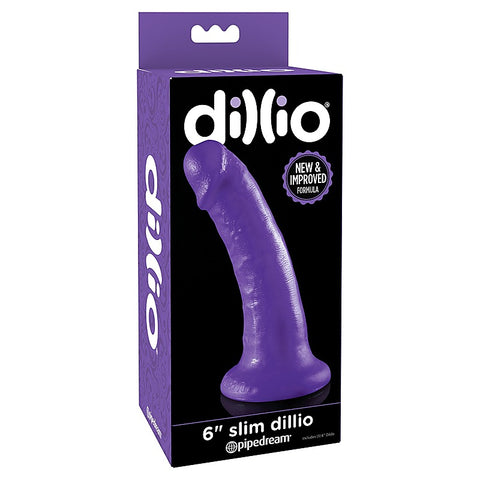 Dillio 6 Inch Slim Realistic Dildo by Pipedream