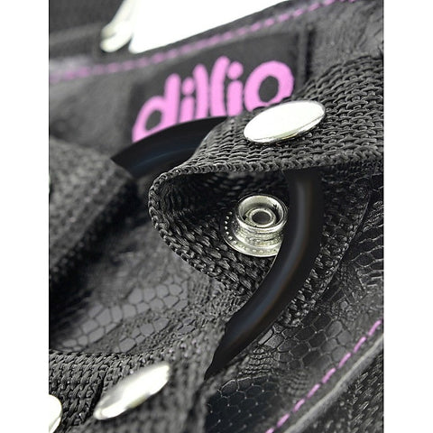 Dillio 6 Inch Strap-On Suspender Harness Set by Pipedream