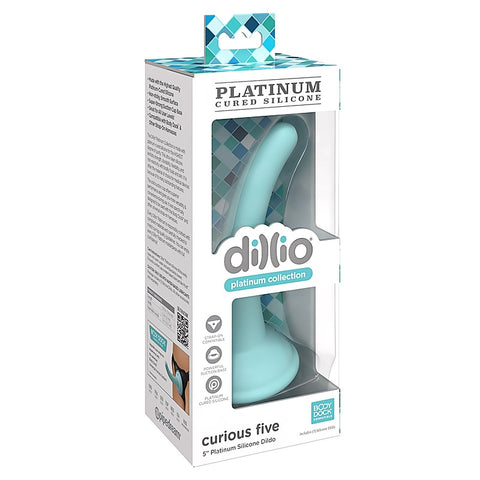 Dillio Platinum Curious Five Silicone Dildo by Pipedream