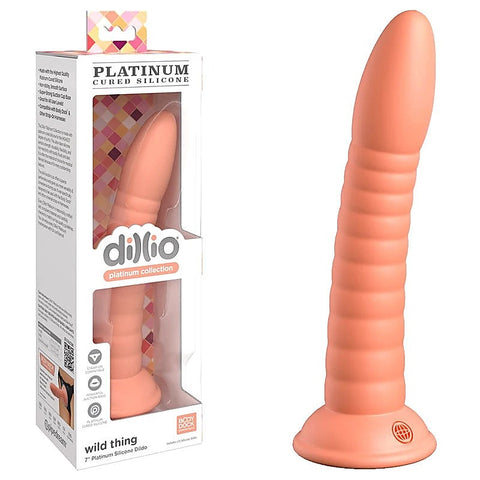 Dillio Platinum Wild Thing 7 Inch Silicone Dildo