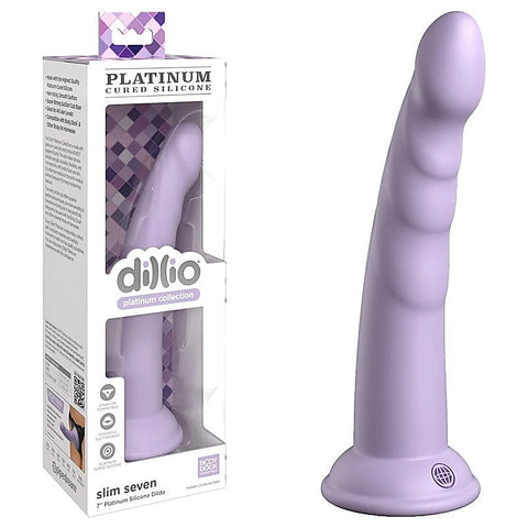 Dillio Platinum Slim Seven 7 Inch Strap-On Dildo