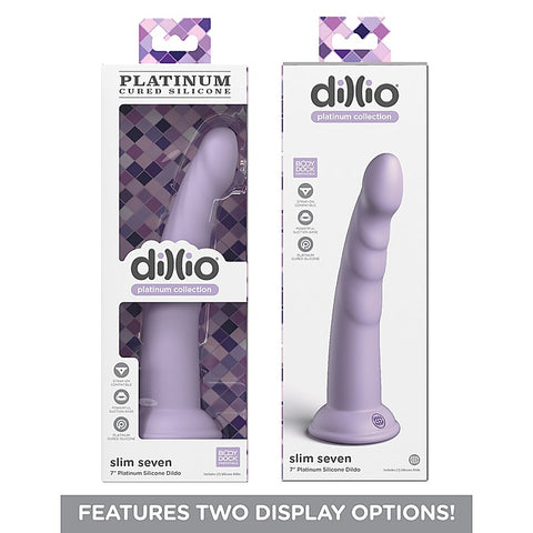 Dillio Platinum Slim Seven 7 Inch Strap-On Dildo
