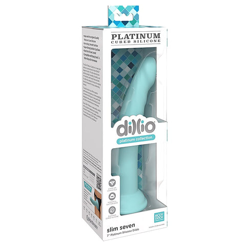 Dillio Platinum Slim Seven 7 Inch Strap-On Dildo