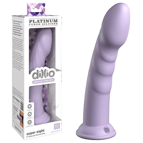 Dillio Platinum Super Eight 8 Inch Realistic Dong