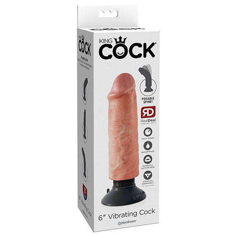 King Cock Vibrating Realistic Dildo by Pipedream Products