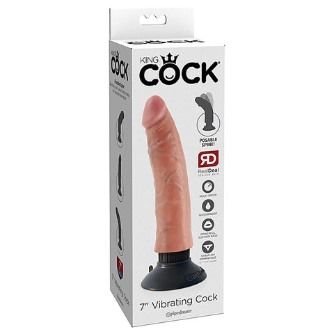 King Cock Vibrating Realistic Dildo by Pipedream Products