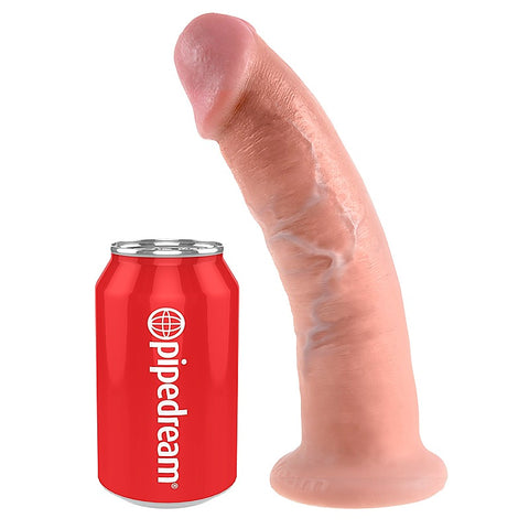 King Cock 9 Inch Realistic Dong with Suction Cup