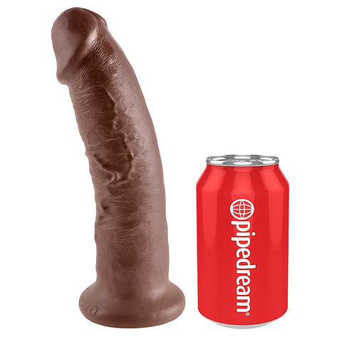 King Cock 9 Inch Realistic Dong with Suction Cup
