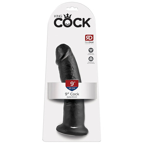 King Cock 9 Inch Realistic Dong with Suction Cup