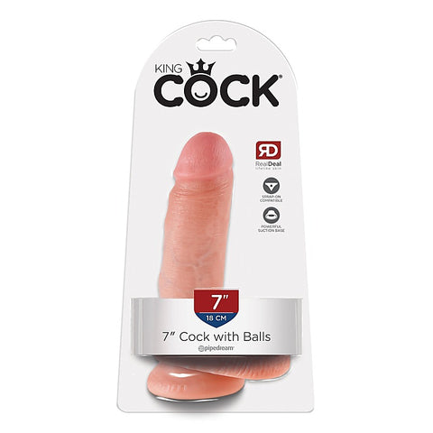 King Cock 7 Inch Cock With Balls by Pipedream Products