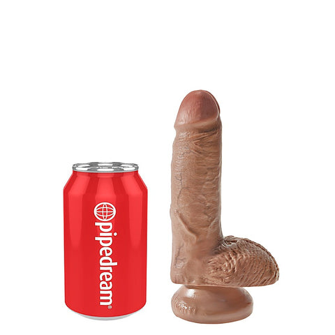 King Cock Realistic Cock with Balls and Suction Cup Base