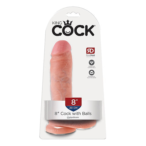 King Cock 8 Inch Realistic Dildo by Pipedream Products