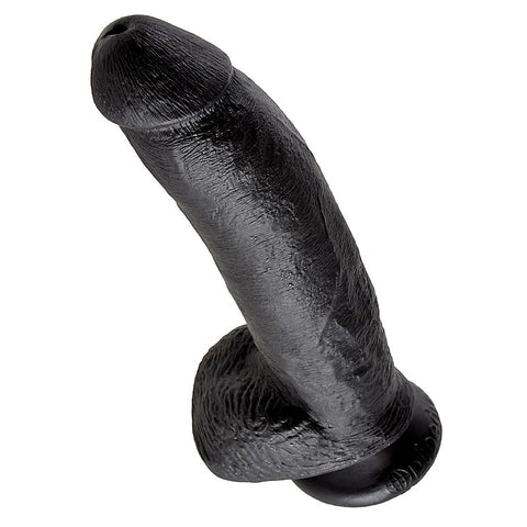 King Cock 9 Inch Suction Cup Realistic Dong with Balls