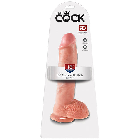 King Cock 10 Inch Cock With Balls by Pipedream Products