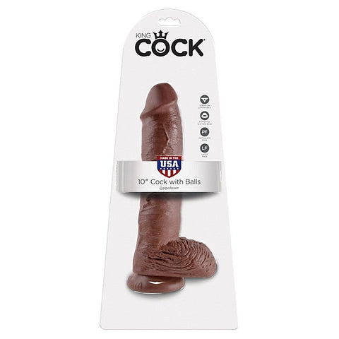 King Cock 10 Inch Cock With Balls by Pipedream Products