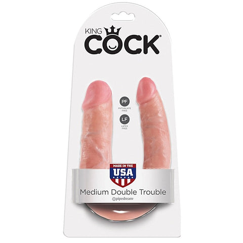 King Cock Double Trouble Realistic Dildo