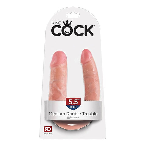 King Cock Double Trouble Realistic Dildo