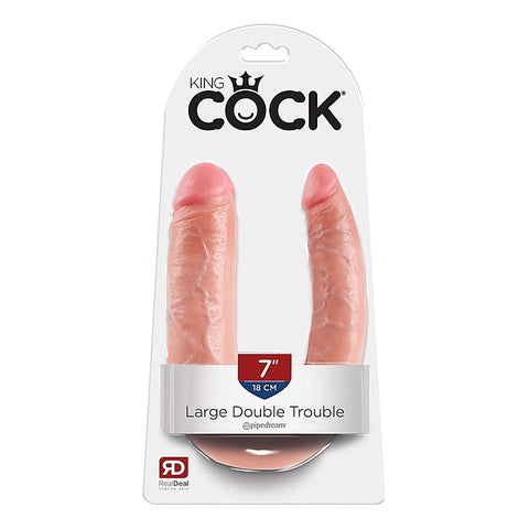 King Cock Double Trouble Realistic Dildo