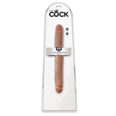King Cock 12 Inch Slim Double Ender by Pipedream Products