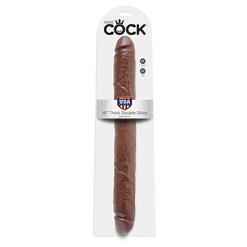 King Cock 16 Inch Thick Double Ender by Pipedream Products