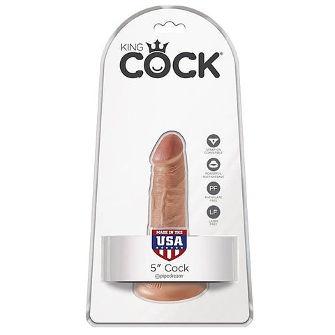 King Cock 5 Inch Realistic Dildo with Suction Cup