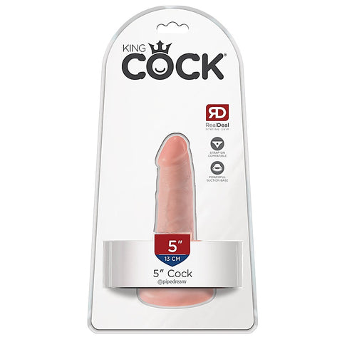 King Cock 5 Inch Realistic Dildo with Suction Cup