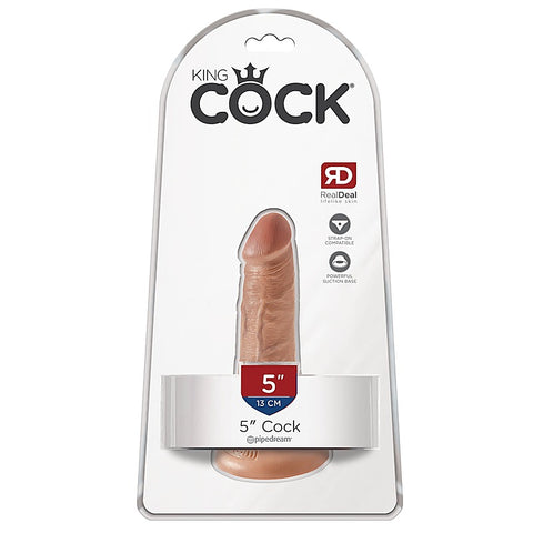 King Cock 5 Inch Realistic Dildo with Suction Cup