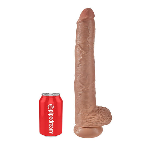 King Cock 14 Inch Realistic Cock with Balls