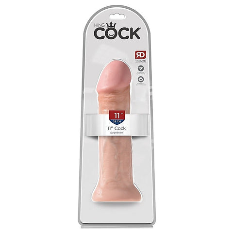King Cock Suction Cup Base Realistic Dildo Flesh