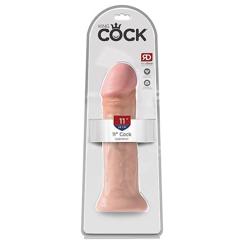 King Cock Suction Cup Base Realistic Dildo Flesh