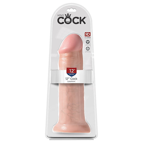 King Cock Suction Cup Base Realistic Dildo Flesh