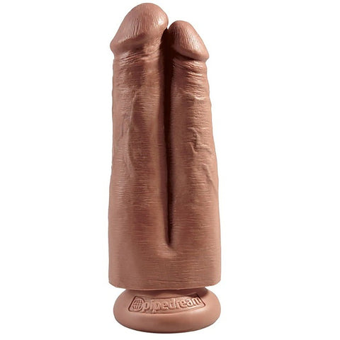King Cock Two Cocks One Hole Realistic Double Dildo