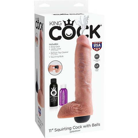 King Cock Squirting Realistic Cock with Balls