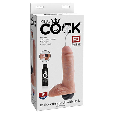 King Cock Squirting Realistic Cock with Balls