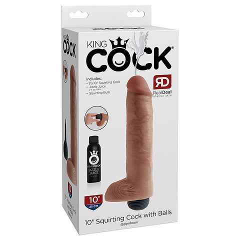 King Cock Squirting Realistic Cock with Balls