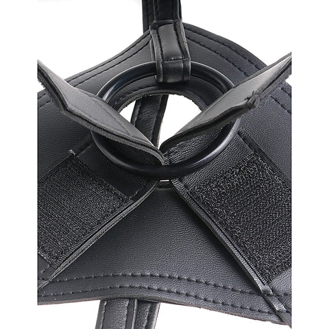 King Cock Strap-On Harness with 8 Inch Realistic Cock