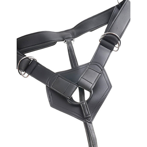 King Cock Strap-On Harness with 9 Inch Realistic Cock