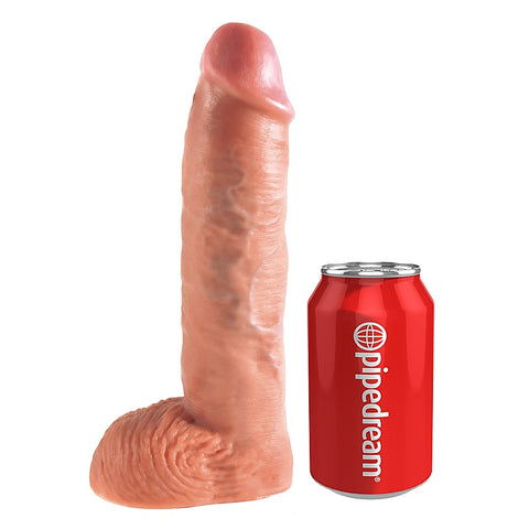 King Cock 10 Inch Hollow Strap-On by Pipedream Products