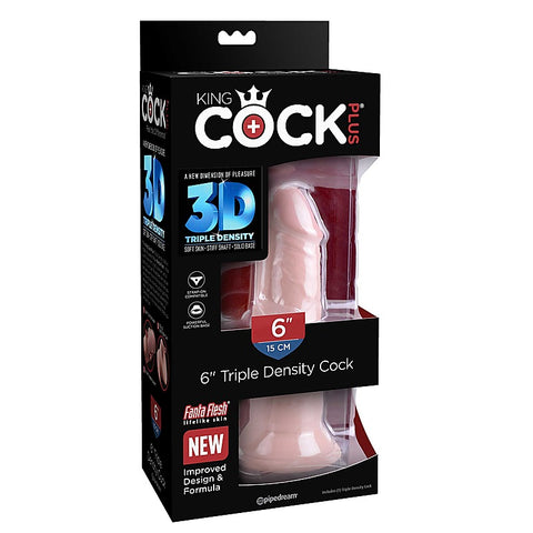 King Cock Plus Triple Density Realistic Feel Dildo