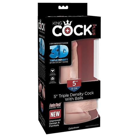 King Cock Plus Triple Density Realistic Cock with Balls