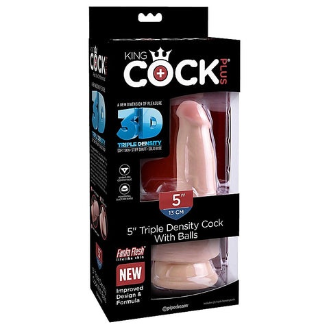 King Cock Plus Triple Density Realistic Cock with Balls