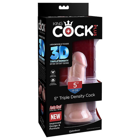 King Cock Plus Triple Density Realistic Feel Dildo