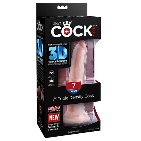 King Cock Plus Triple Density Realistic Feel Dildo