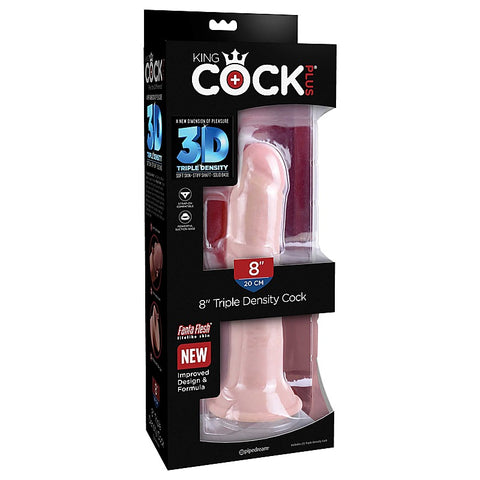 King Cock Plus Triple Density Realistic Feel Dildo
