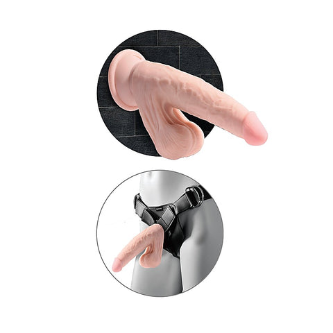 King Cock Plus Triple Density Cock With Swinging Balls