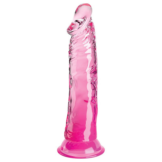 King Cock Clear 8 Inch Realistic Pleasure Dildo