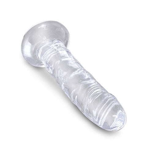King Cock Clear Realistic Cock With Suction Cup Base