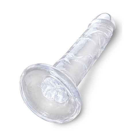 King Cock Clear Realistic Cock With Suction Cup Base