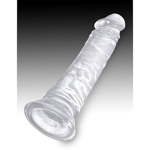 King Cock Clear Realistic Cock With Suction Cup Base